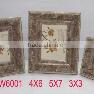 Vintage Table Wooden Picture Frame 3 Assted photo-2