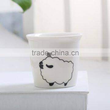 White Chinese Zodiac Animals Ceramic Coffee Mug photo-4