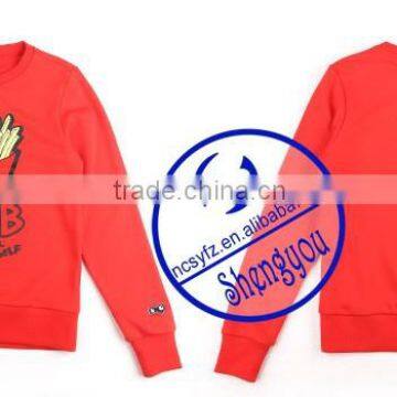 Wholesale Custom 100 Polyester Mens Pullover Sweatshirt With Printing