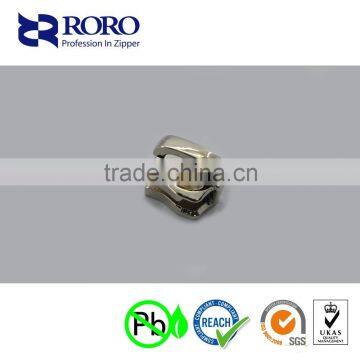 RORO151423 #10 dark yellow metal elephant nose single slider for bags