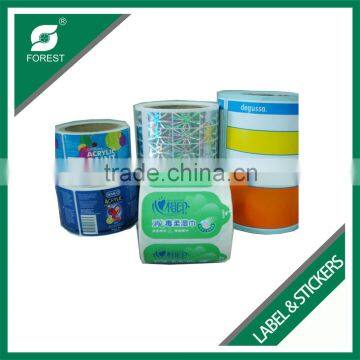 WHOLESALE RECYCLED MATERIAL ART PAPER PRINTED LABEL STICKERS IN ROLL FOR MAKE UP PRODUCTS photo-6