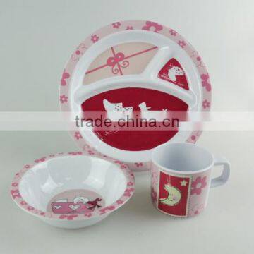 China wholesale latest style melamine dinnerware set