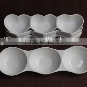 porcelain ceramic bulk white divided dinner plates