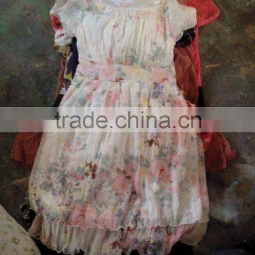 popular used clothes / fashion used ladies dress / skirts