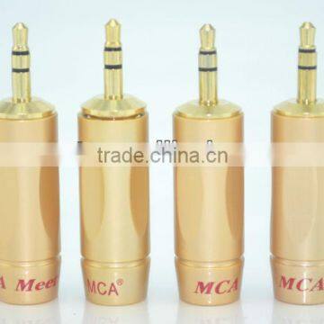 Hi-End MCA MEET 3.5MM headphone connector 8.5MM diameter