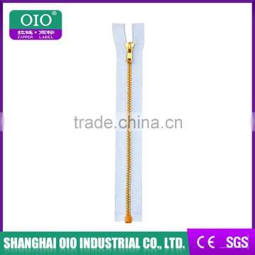 OIO Open-end Plating Gold Teeth #5 Garment Nylon Separating Zipper