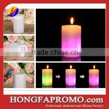 Hexasomic Shape Flame Paraffin Wax LED Candle Light