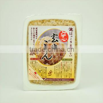 'Mysen' Readymade retort pouched steamed brown rice 160g