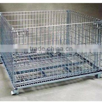 Wholesale Foldable Steel collapsible wire mesh container