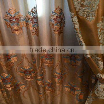 Luxurious ready made curtain/china indian curtain fabric