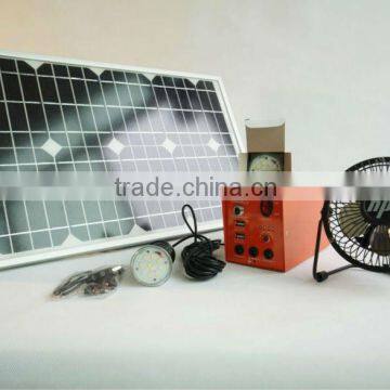 10W Mini Solar Power Generator With LED Light for Indoor