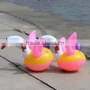 EU standard PVC inflatable mini swan toys