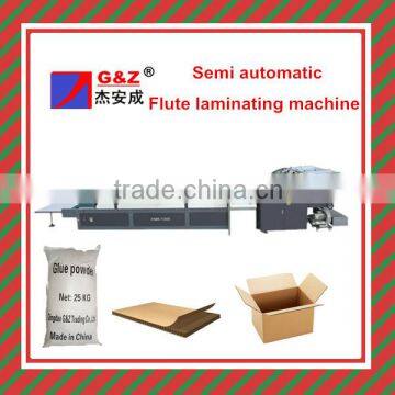 Advanced semi automatic flute laminating machine/carton box making machinery
