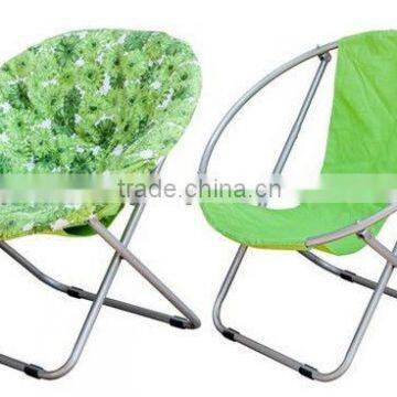 Washable outdoor folding moon chair