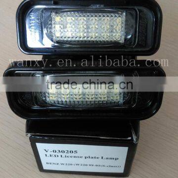 LED License Light Number Plate Light Lamp For Mercedes W220 99-05 (S-class) With E-mark E4 CE ROHS Certificated photo-4