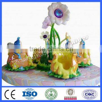 Amusement kiddie rides honey cup for kids