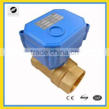 CR01 5V valve electric power 2way motorized CWX-60p for 15mm 20mm 25mm Brass