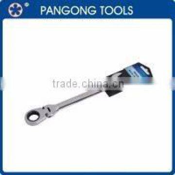 Universal Flexible Head Combination Ratchet Ring Wrench Spanner