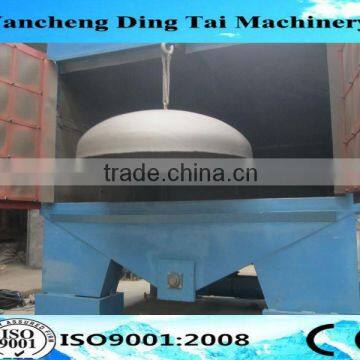 Dish head hook type shot peening machine