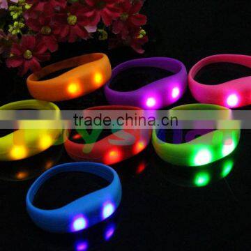 Safety Slap LED Silicone Bracelet, Cheap Custom Silicone Slap Bracelet, Cool Men's Silicone Bracelet photo-6