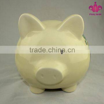 Ceramic pig bank ceramic money bank