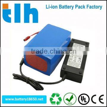 24v 10ah lithium ion battery pack with PCB