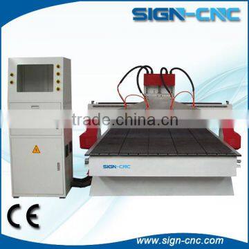 China high quality multi heads woodworking cnc router SIGN1325 price