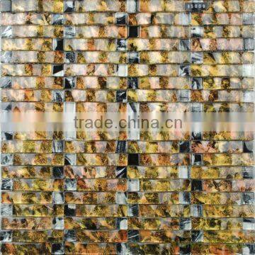 Pink Arch Glass Bridge Crystal Glass Mosaic Tile photo-3