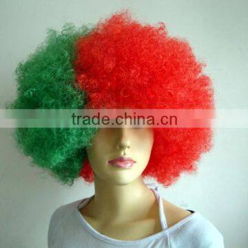 bob trading lowest price football fan wig/hair football fans products