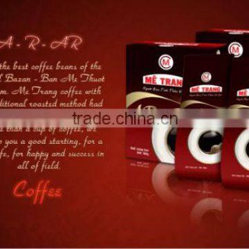 ME TRANG COFFEE - ROASTED COFFEE BEANS - R LABEL - VIETNAMESE FLAVORS