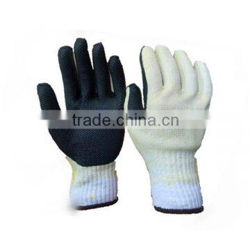 7g black laminated polycotton safety gloves rubber gloves good grip