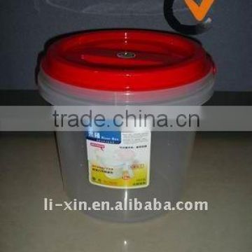 No.HX2027 plastic bucket for snack