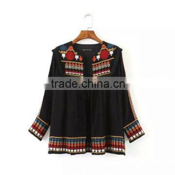 cheap china wholesale clothing embroidery tassel coat