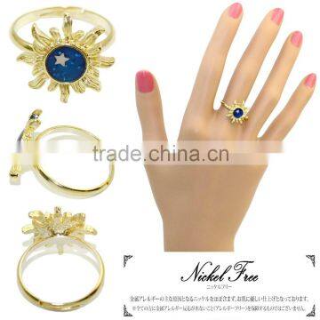 Ring With Big Stone Galaxy Theme Fashion Style Osewaya Best Products Japan photo-2