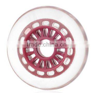 3.5 inches 90mm transperant PU roller skate wheel