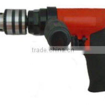 1/2" (13 MM) PISTOL GRIP INDUSTRIAL AIR REVERSIBLE DRILL (450 RPM) (TEASING TRIGGER) (GS-0720E)