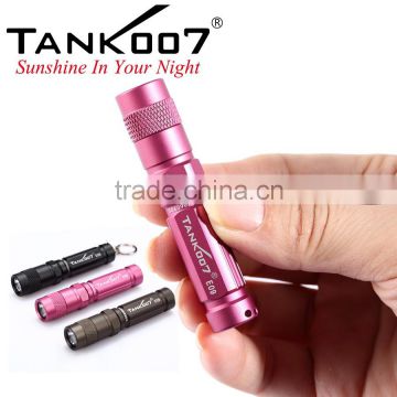 TANK007 Waterproof led torch E09 led mini flashlight