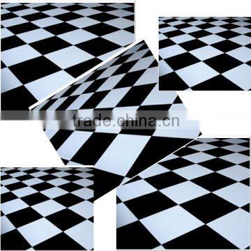 2015 RP portable black white dance floor for sale with lowest price and best quality