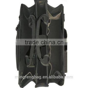 Multifunction Tool Bags Large Size Water-proof Canvas Tote Electrician Bag Custom Leathercraft 15 Pocket 16 In. Center Tray Tool photo-3