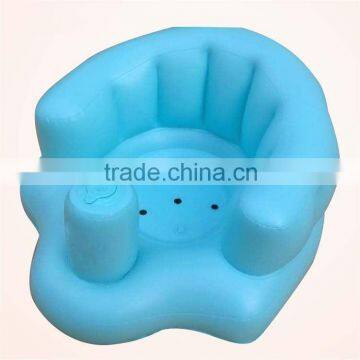 Comfort and Portable Novelty Inflatable Little Arm Chair Baby Stool in Blue photo-2