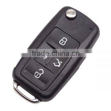 VW 4 button flip remote color key blank