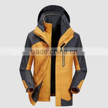 100% polyester lightweight safety wholesale stone new men winter jacket with polar fleece inner men's clothing