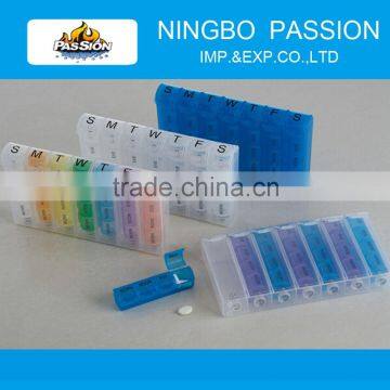 Plastic Pill Box / Plastic Medicine Boxes / Pill Cases with Spring