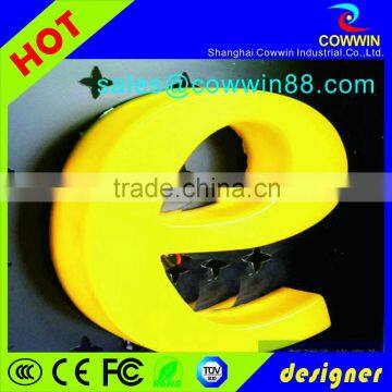 Custom small led sign letters small led resin letters Acrylic face