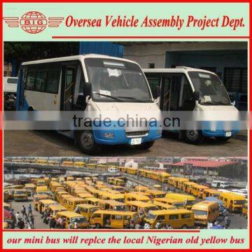 the most popular Chinese commuter bus replacing the Nigerian old bus