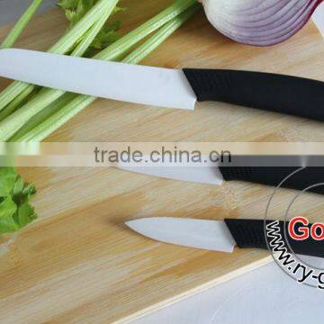 Black Ceramic Knife Set - 3-piece (6" Slicing,4"Utility & 3" Paring)