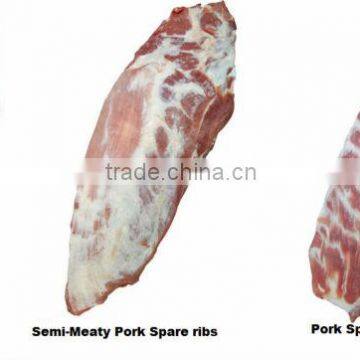 Frozen pork spare ribs