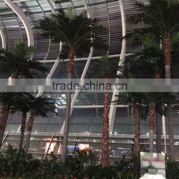 Airport / Station Interior Plants Decoration Huge Artificial Palm Tree