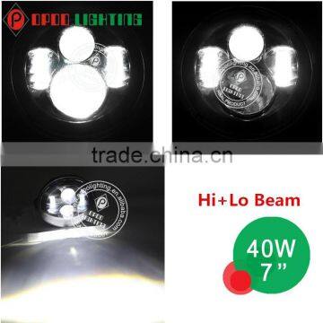 7'' head light for jeep wrangler 7'' led high low beam 4x4 led headlight 7inch