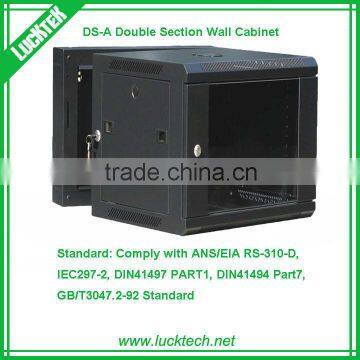 network rack 6u double section wall cabinet